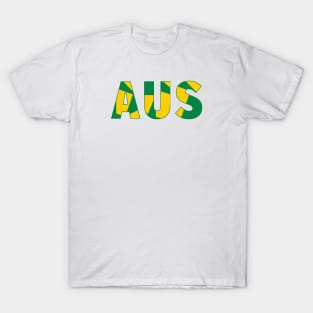 Australia Green and Gold Travel T-Shirt